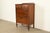 1930s Berkey & Gay Style Antique French Regency Louis XVI Walnut Highboy Dresser, Circa 1930s For Sale - Image 5 of 14