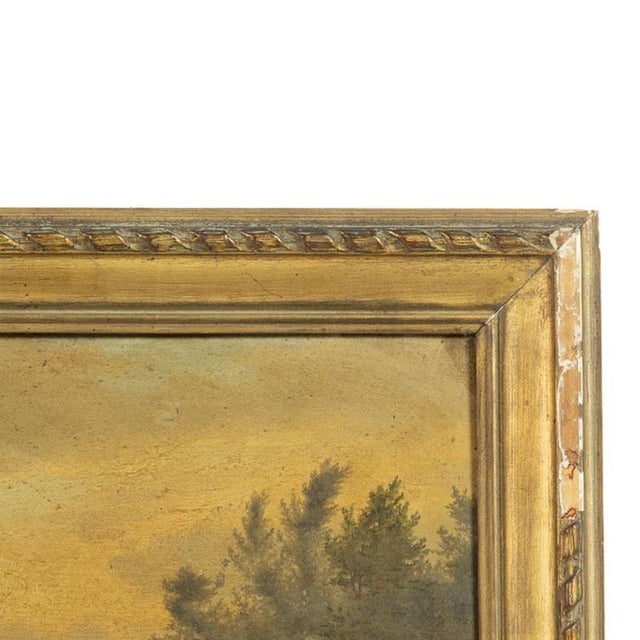 Jean-Baptiste Van Leemputten, Landscape, 19th Century, Oil on Canvas For Sale - Image 4 of 6