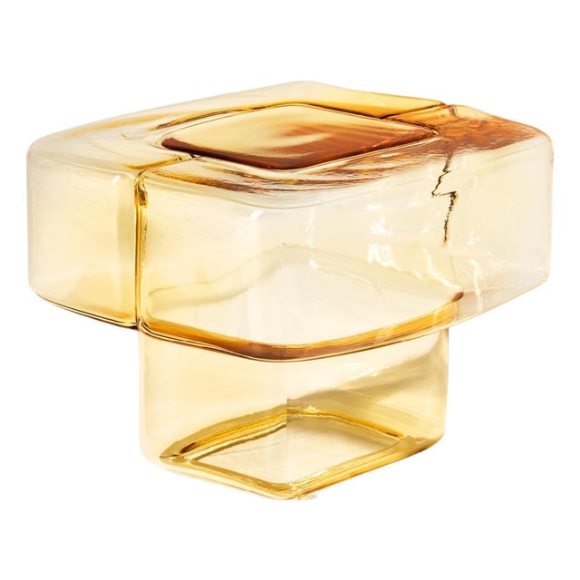 Glass Fluid Joinery Side Table by Linde Freya Tangelder for Cassina For Sale