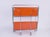 Vintage Orange Foldable Bar Cart in Chrome Metal, 1960s For Sale - Image 6 of 9