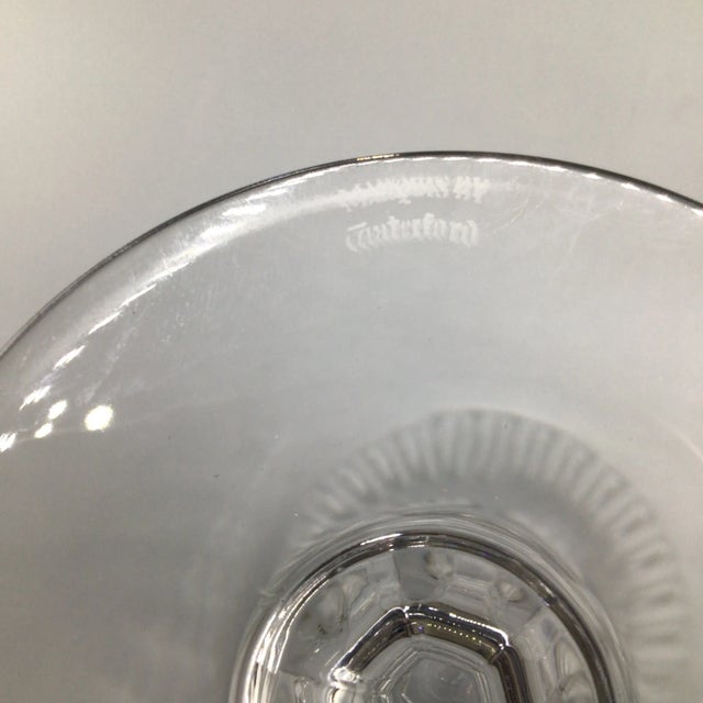 Waterford Marquee “Hanover” Cut Crystal Water Goblet - 1 For Sale - Image 12 of 13