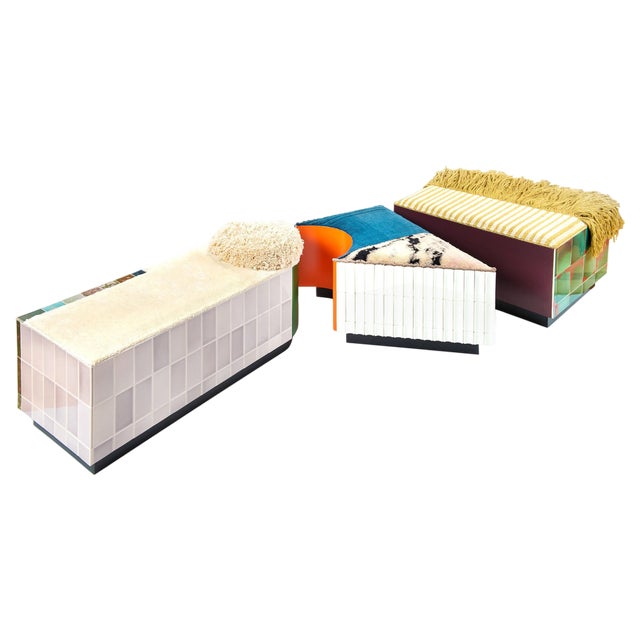 Come As You Are Seat Ensemble by Lyk Carpet, Set of 3 For Sale