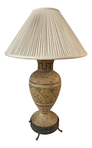 Vintage Showroom Ceramic Mosaic Design Table Lamp