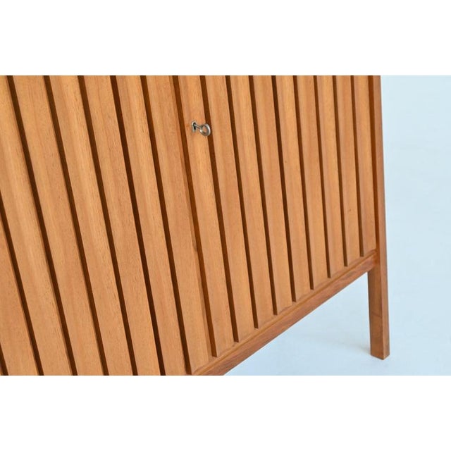 Symmetric Highboard in Walnut by Leo Bub for Bub Wertmöbel, Germany, 1960 For Sale - Image 10 of 18