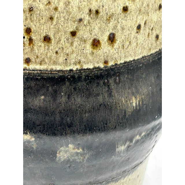 Ceramic Sheldon Kaganoff Large California Studio Pottery Vase, Signed, 1968 For Sale - Image 7 of 16