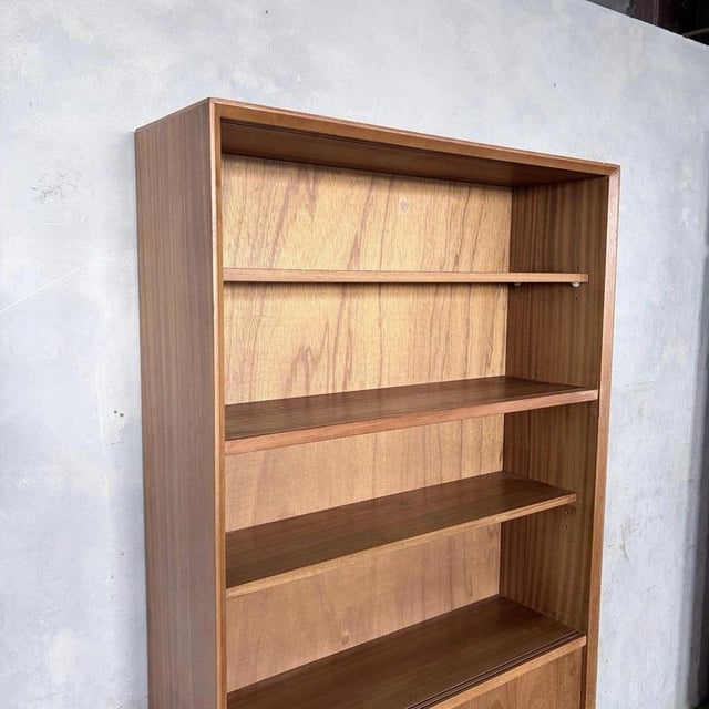 1960s Mid-Century Teak Sliding Door Bookcase from Herbert Gibbs, 1960s For Sale - Image 5 of 7