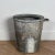 Large Antique Rustic Zinc Bucket For Sale - Image 4 of 6