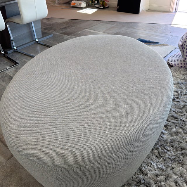 Contemporary Curved Ottoman For Sale - Image 3 of 5