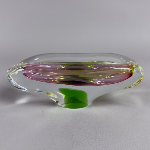 1960s Submerged Glass Ashtray by Josef Rozinek, 1960s For Sale - Image 5 of 15