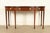 Baker Furniture Historic Charleston Federal Inlaid Mahogany Three-Drawer Console Table | Newly Refinished For Sale - Image 14 of 14