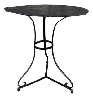 Wrought Iron Pedestal Table, France