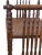 19th Century American Oak Bench With Bobbin Turned Sides and Shaped Seat. For Sale - Image 4 of 8