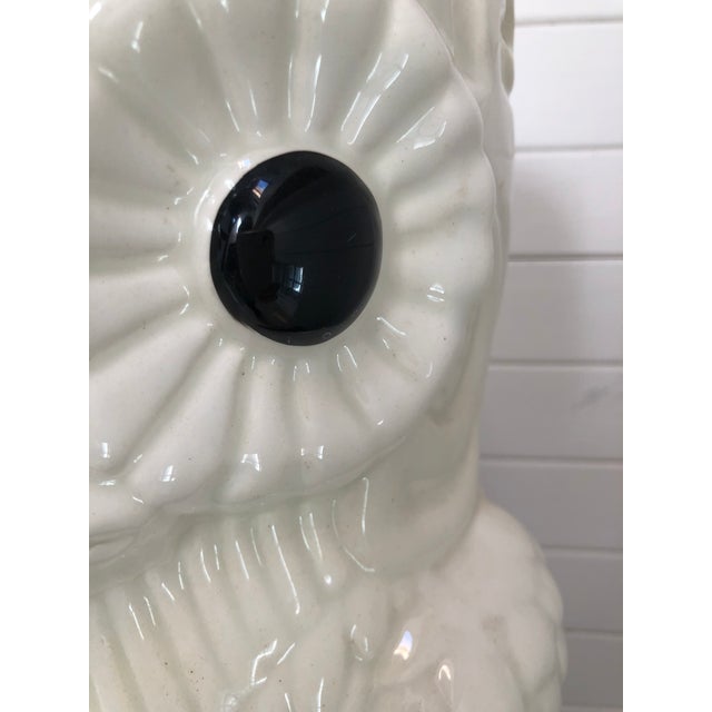 Vintage Ceramic Owl Umbrella Stand made in Spain Chairish