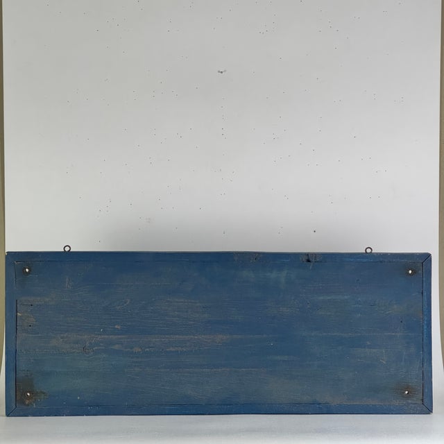 American Brilliant Decorative Vintage Tavern Sign in Blues, Advertising Meals Where Miners Are Welcome For Sale - Image 3 of 13