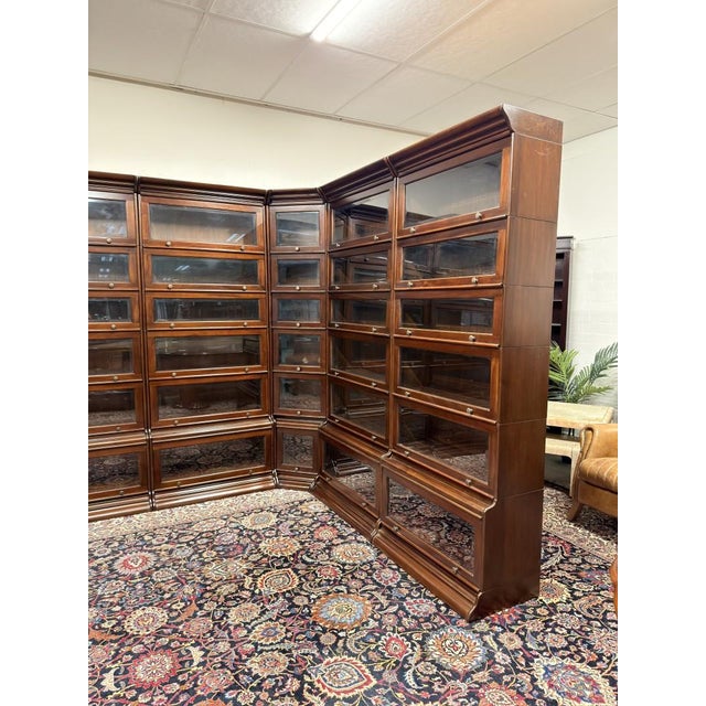 Vintage English Corner Bookcase For Sale - Image 5 of 18