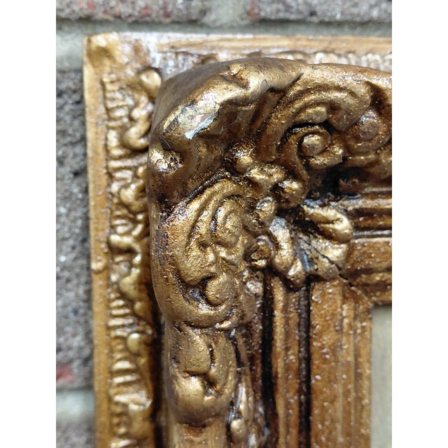 Cream Framed Pastel Portrait of a Lady For Sale - Image 8 of 8