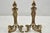 Antique French Empire Style Bronze Corinthian Column Fireplace Andirons - A Pair For Sale - Image 12 of 14