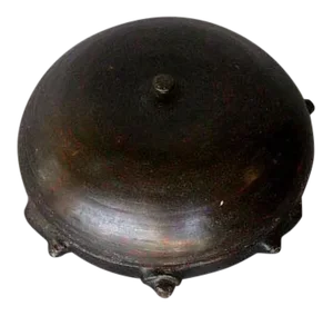 Lacquered Bamboo Turtle Shaped Offering Bowl, Central Myanmar C. 1910