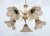 Mid-Century Modern Glass and Brass Hanging Light, Italy, 1960s For Sale - Image 6 of 8
