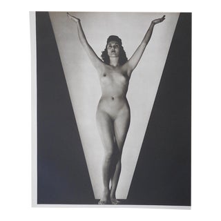 C.1941 Vintage Nude Parisian Woman Photogravure For Sale