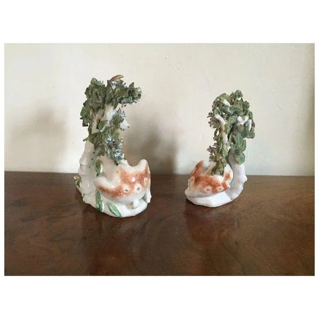 Ceramic Antique 18th Century English George III Derby Porcelain Models of Recumbent Deer - Stag Buck & Doe at Lodge - a Pair For Sale - Image 7 of 10