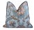 Early 21st Century Designer French Jacobean Floral Botanical Feather/Down Pillow 22" Square For Sale - Image 5 of 8