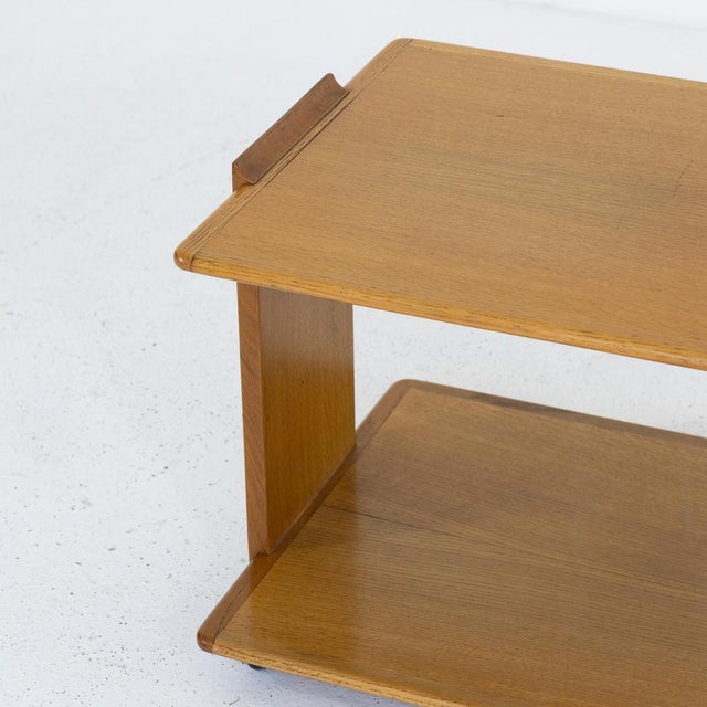 Wood Cart in Oak, 1960s For Sale - Image 7 of 9