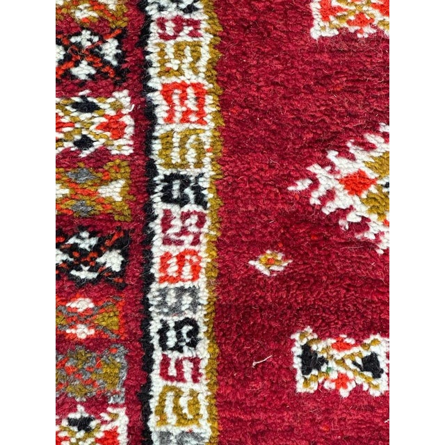 1940s Vintage Moroccan Rug, 1940s For Sale - Image 5 of 18