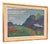 Willy Lindeberg, Landscape, 1950s, Gouache, Framed For Sale