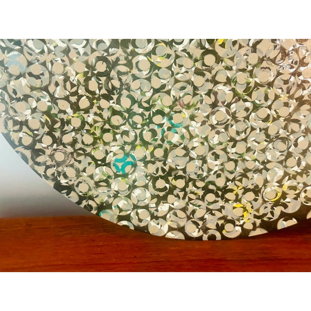 1980s Richard Bové Painting on XL Vinyl Dance Signed I 1980s Abstract Pop Art For Sale - Image 5 of 9