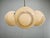 1930s Art Deco Chrome and Cream Glass Chandelier, 1930s For Sale - Image 5 of 14