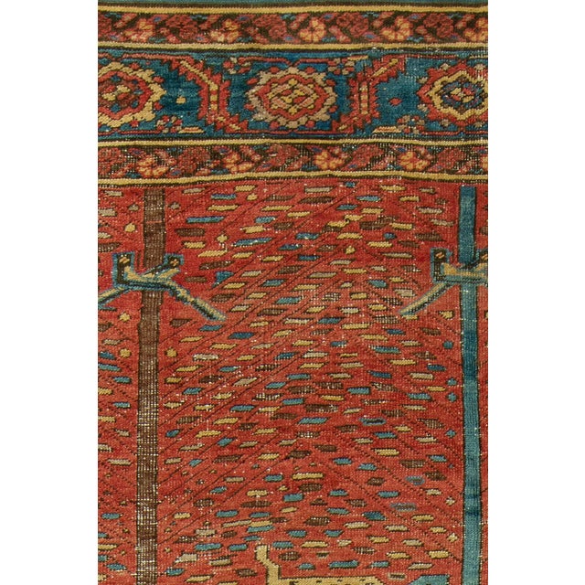 19th Century 19th Century Pictorial Bakshaish Animal Motif Rug, Persia - 9'4" x 11'6" For Sale - Image 5 of 6