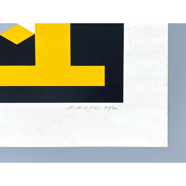 Otto Herbert Hajek, Abstract Composition, 1970, Screenprint For Sale - Image 4 of 13