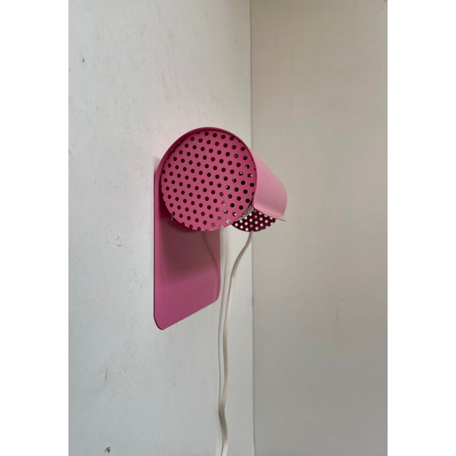 Danish Modern Pink Bedside Wall Lamp from Lyfa, 1980s For Sale - Image 11 of 12