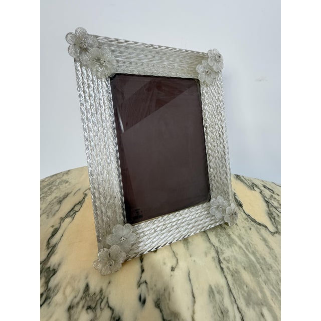 Large Murano Glass Photograph Holder from Vetri Murano, 1960 For Sale - Image 12 of 14