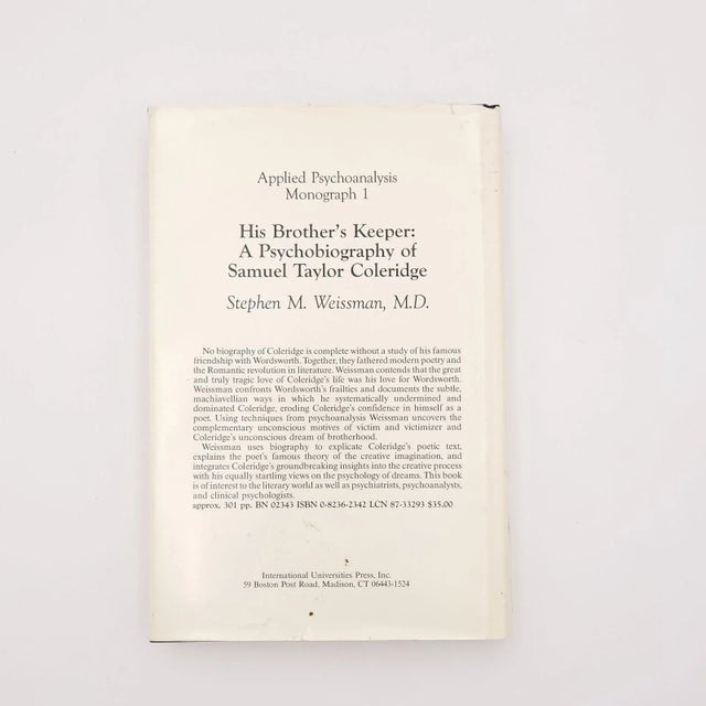 Oremland, "Michelangelo's Sistine Ceiling: A Psychoanalytic Study of Creativity", 1989. Signed by the author. Wear and...