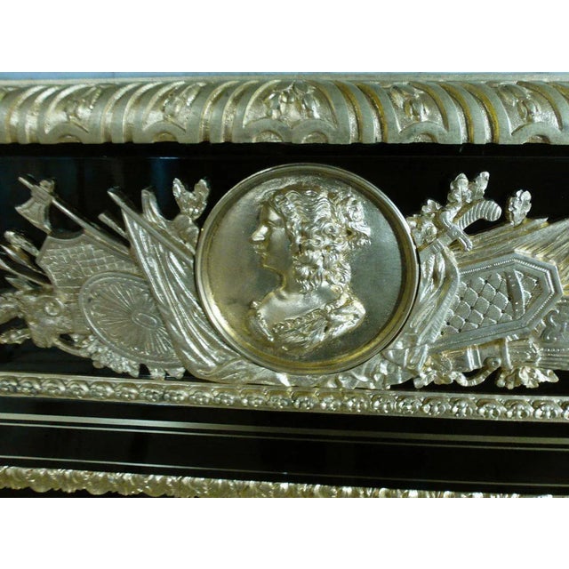 Antique Marquetry Inlaid Buffet For Sale - Image 11 of 12