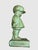Verdigris Antique Bronze-Clad Boy & Girl Figural Bookends, Verdigris Patina, C. 1920s, Sold as a Pair For Sale - Image 8 of 10