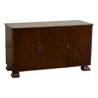 Vintage Pyramid Leg Credenza For Sale