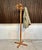 This sculptural Scandinavian coat rack was manufactured during the 1970s. The piece is made from solid pine. It features 8...