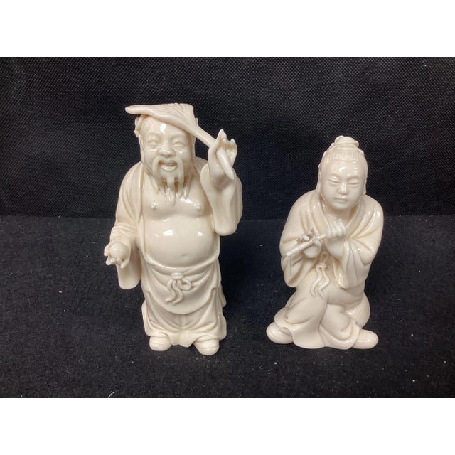 Blanc De Chine Chinese Figures, Set of Seven For Sale In Tampa - Image 6 of 10