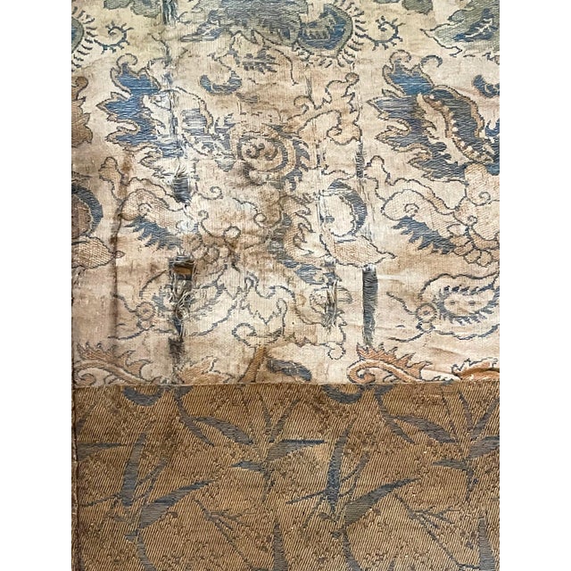 Mid-Century Modern Antique Brocade Kesa Monk's Patched Robe Edo Period For Sale - Image 3 of 17