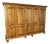 Vintage French Style Carved Oak 5-Door Armoire For Sale