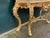 1940s French Louis XVI Baroque Rococo Console Table & Mirror Set – Hand-Carved Beechwood With Marble Top For Sale - Image 6 of 12