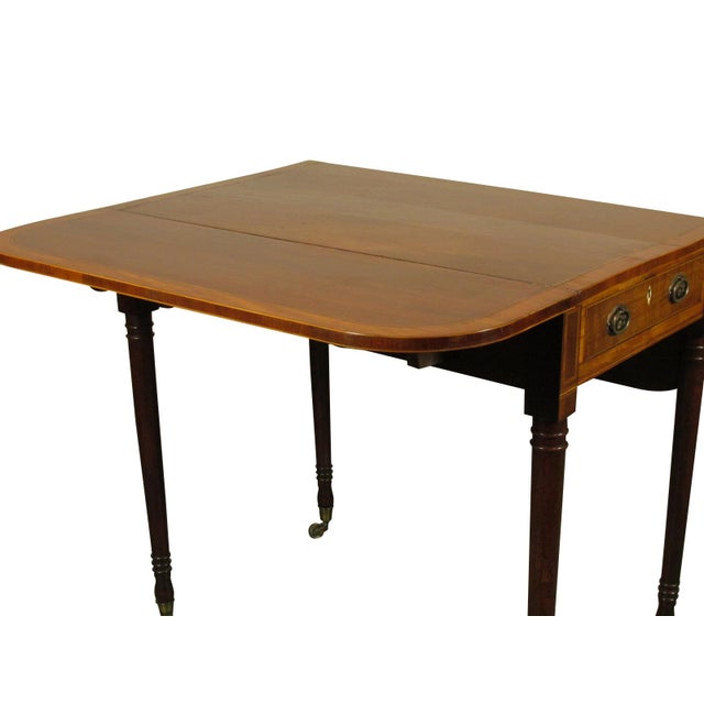 19th-C. English Pembroke Table For Sale - Image 10 of 12