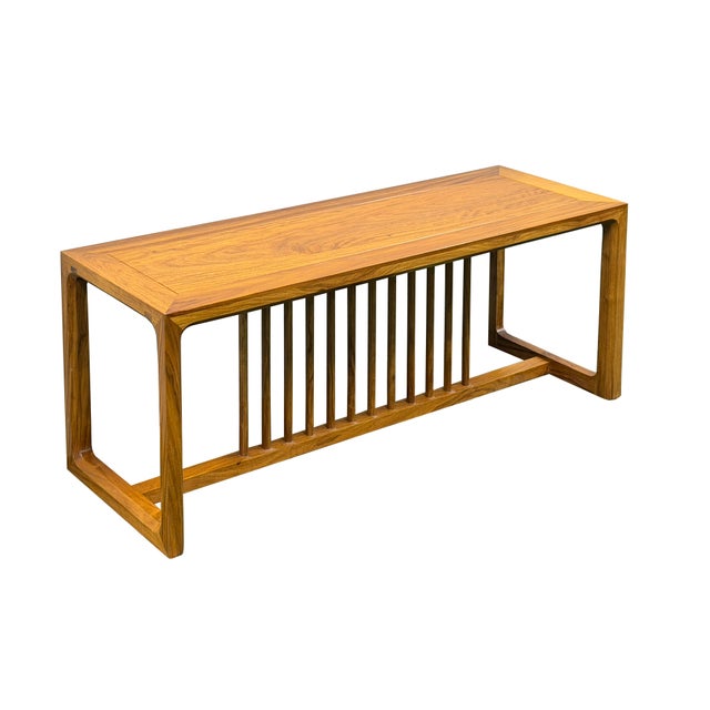 Elevate your living space with the exquisite craftsmanship of this modern minimalist solid wood low bench and coffee...