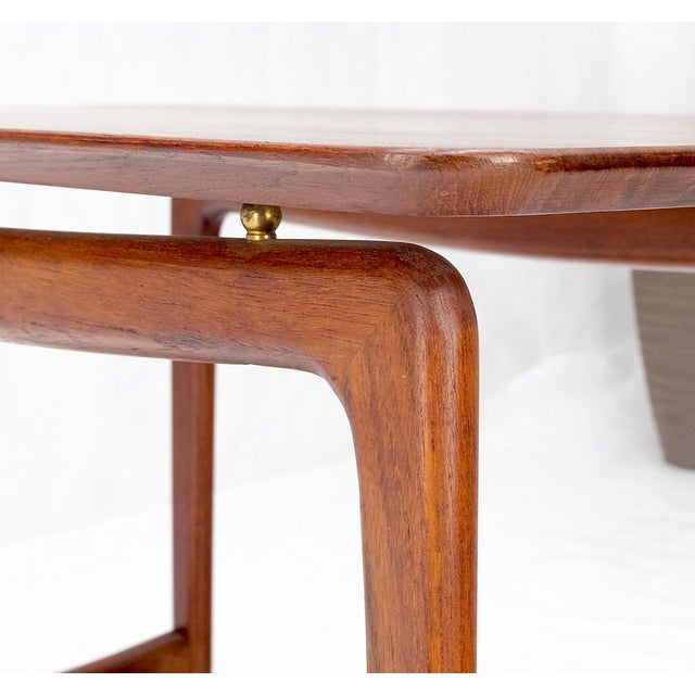 Wood Solid Teak Danish Mid Century Modern Side End Table by John Stuart Stunning For Sale - Image 7 of 12
