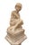 A magnificent early 20th century Italian carved alabaster floor lamp featuring a graceful sculpture of a young female...