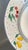 Dinner Plate Fruit Bouquet Mesa International 11.25" Hand Painted Italy (6 Available) Fruits & Polka Dots For Sale - Image 4 of 5