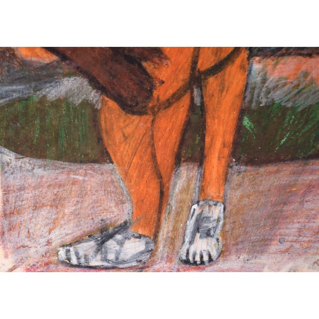 Track Star - Figurative Portrait of an African American Man in Pastel on Paper For Sale In Monterey, CA - Image 6 of 7